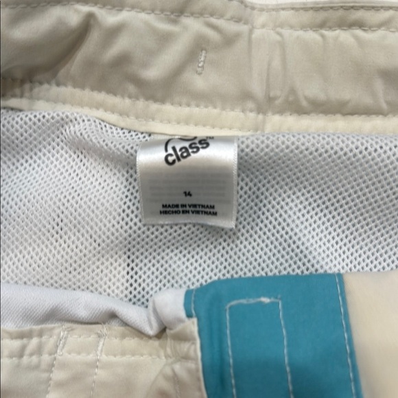 Art Class Blue and Orange Swim Trunks Quick-Dry Comfort - Picture 3 of 4